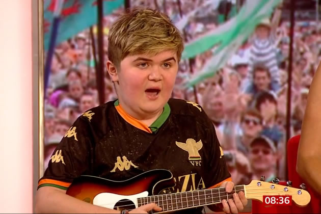 Eli Crossley appearing on BBC Breakfast recently