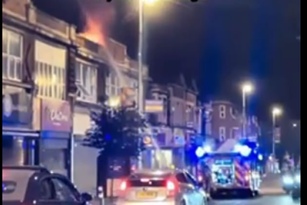 Woman Taken to Hospital After Fire on High Street