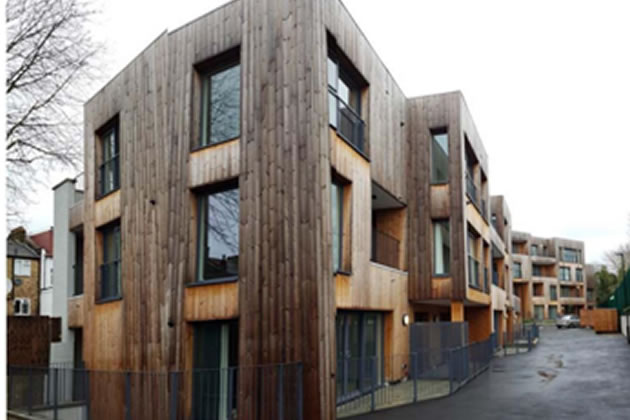 The problems emerged when the original timber cladding was removed