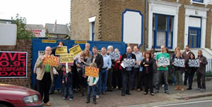 Save 91 Shakespeare Road Protest