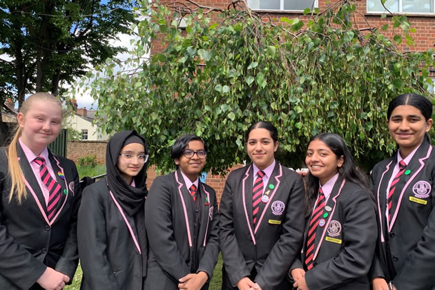 One of the fundraising teams at Brentford School for Girls