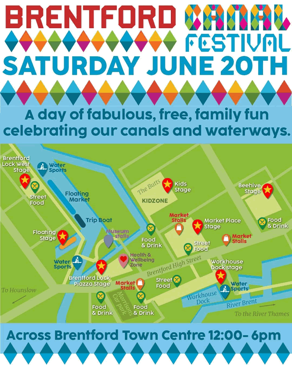 The canal festival poster 