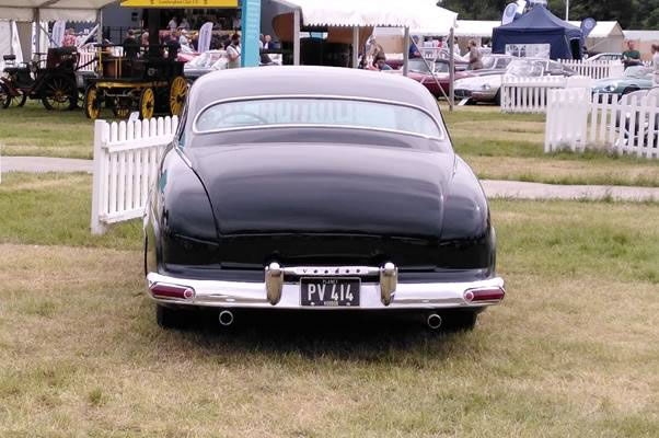 Rear of classic car