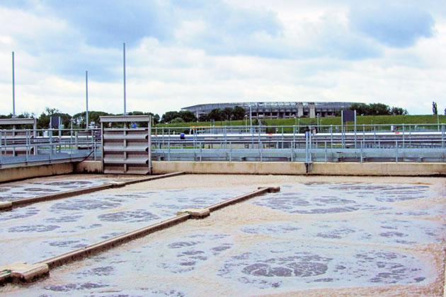 The Mogden Sewage Treatment Works. Picture: Jim Linwood