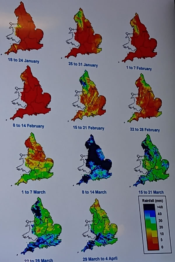 rainfall charts