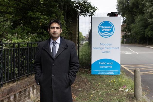 Cllr Salman Shaheen at Mogden