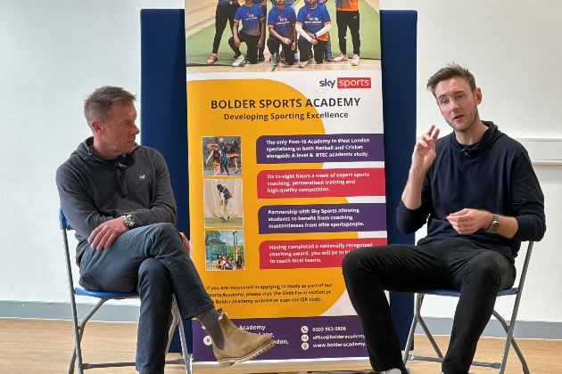 Ian Ward hosted a Q&A with Stuart Broad