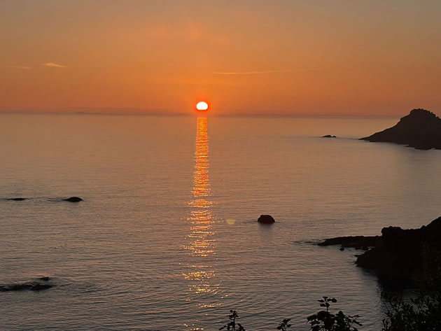 Sunset in Jersey 