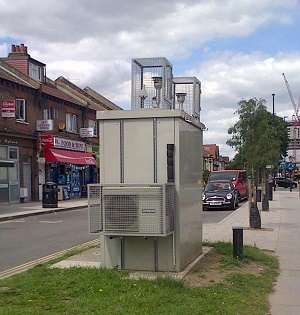 air monitoring site Horn Lane