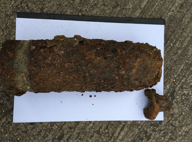 bomb casing found in Hanwell