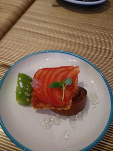 Heirloom tomatoes at Charlotte's W5