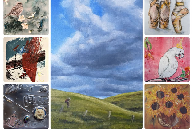 A montage of the work of the Ealing Art Group
