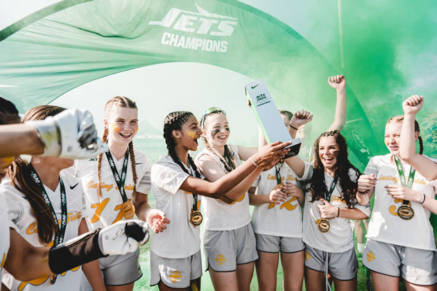 The victorious Ealing Fields team 