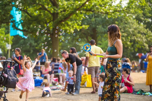 families at Blues Festival Ealing