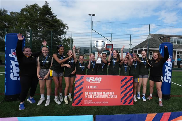 The victorious Ealing Fields U15s girls' team will now compete in this year's European Championships