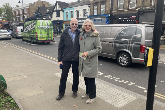 Mr and Mrs Page, who called Hanwell an 