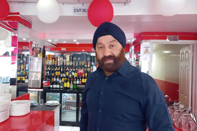 Manmeet Singh Kapoor of Rita&rsquo;s Curry House says customers are staying away