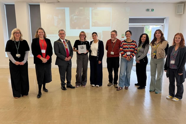 Staff at St. Mark's Primary School in Hanwell 