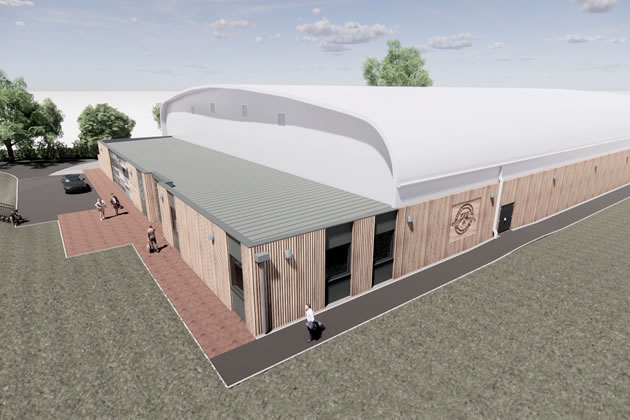 Visualisation of how Ealing Trailfinder's new training centre will look