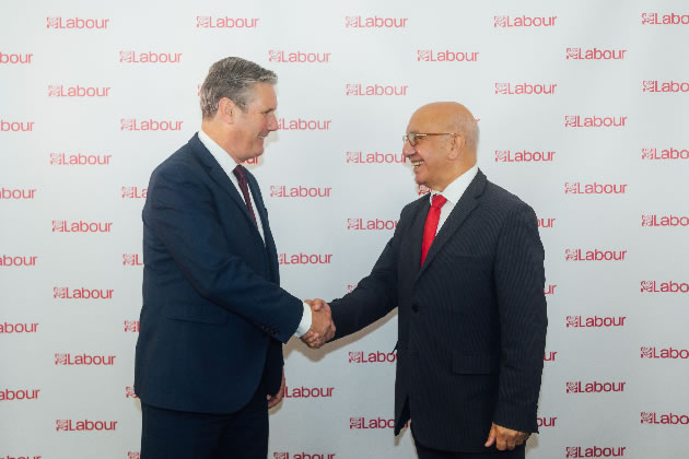 Virendra Sharma endorsed Keir Starmer's leadership as he stepped down