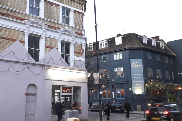 Earl\'s Court site buildings In Lillie Road, including The Prince pub