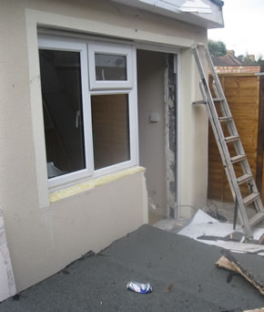 illegal outbuilding now demolished 