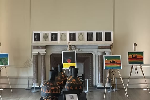 A previous exhibition by Eagle Park School students 