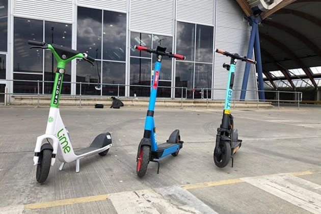 Three companies providing e-scooters for trial in some boroughs