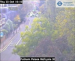 Serious Accident Closes Fulham Palace Road